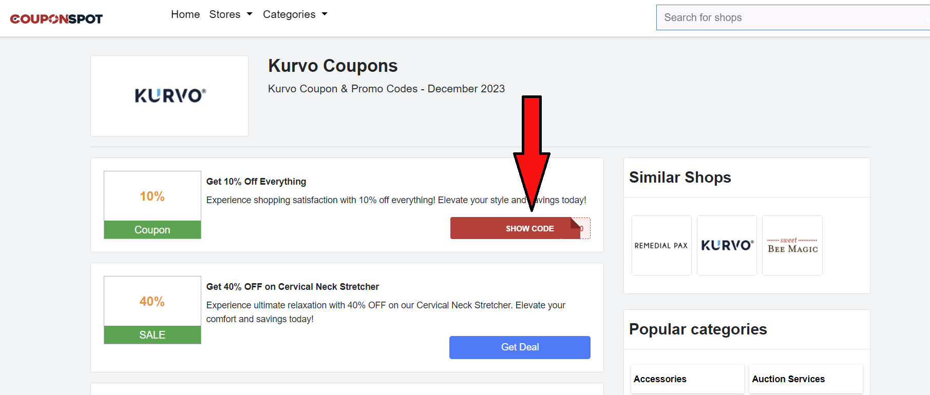 Discount code